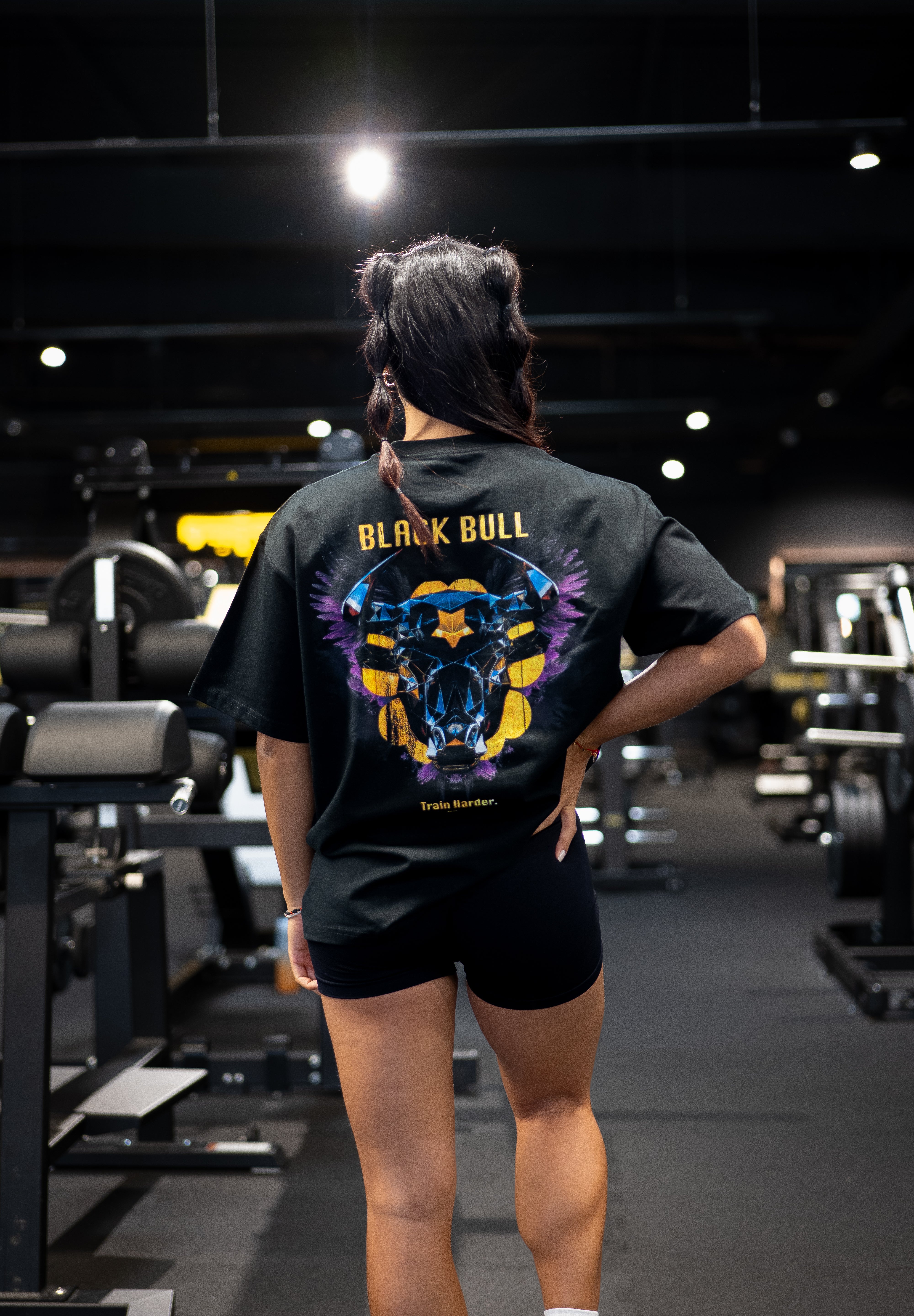 Tshirt Oversize Black Bull