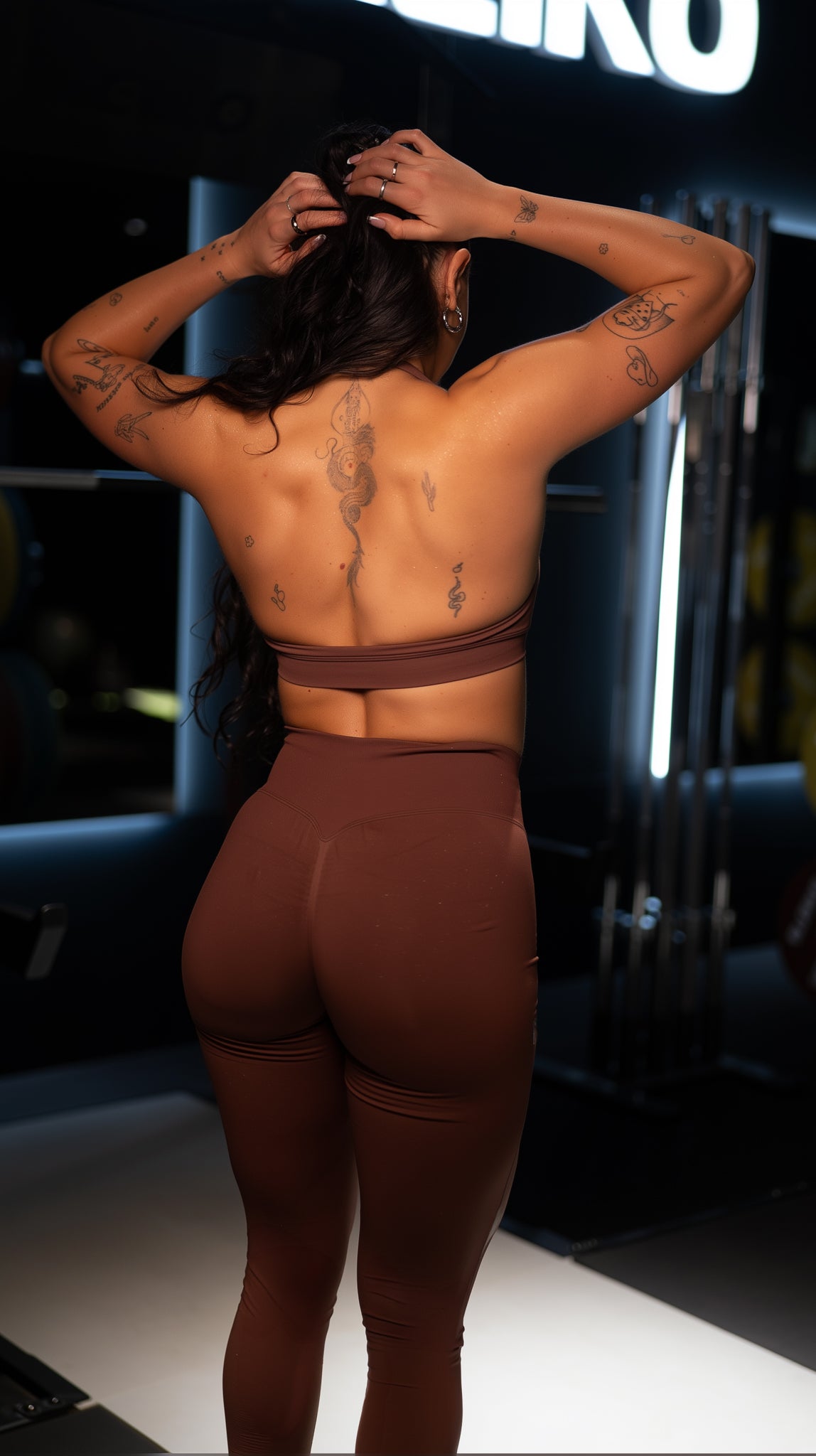Legging scrunch Signature - Mocha