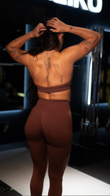 Legging scrunch Signature - Mocha