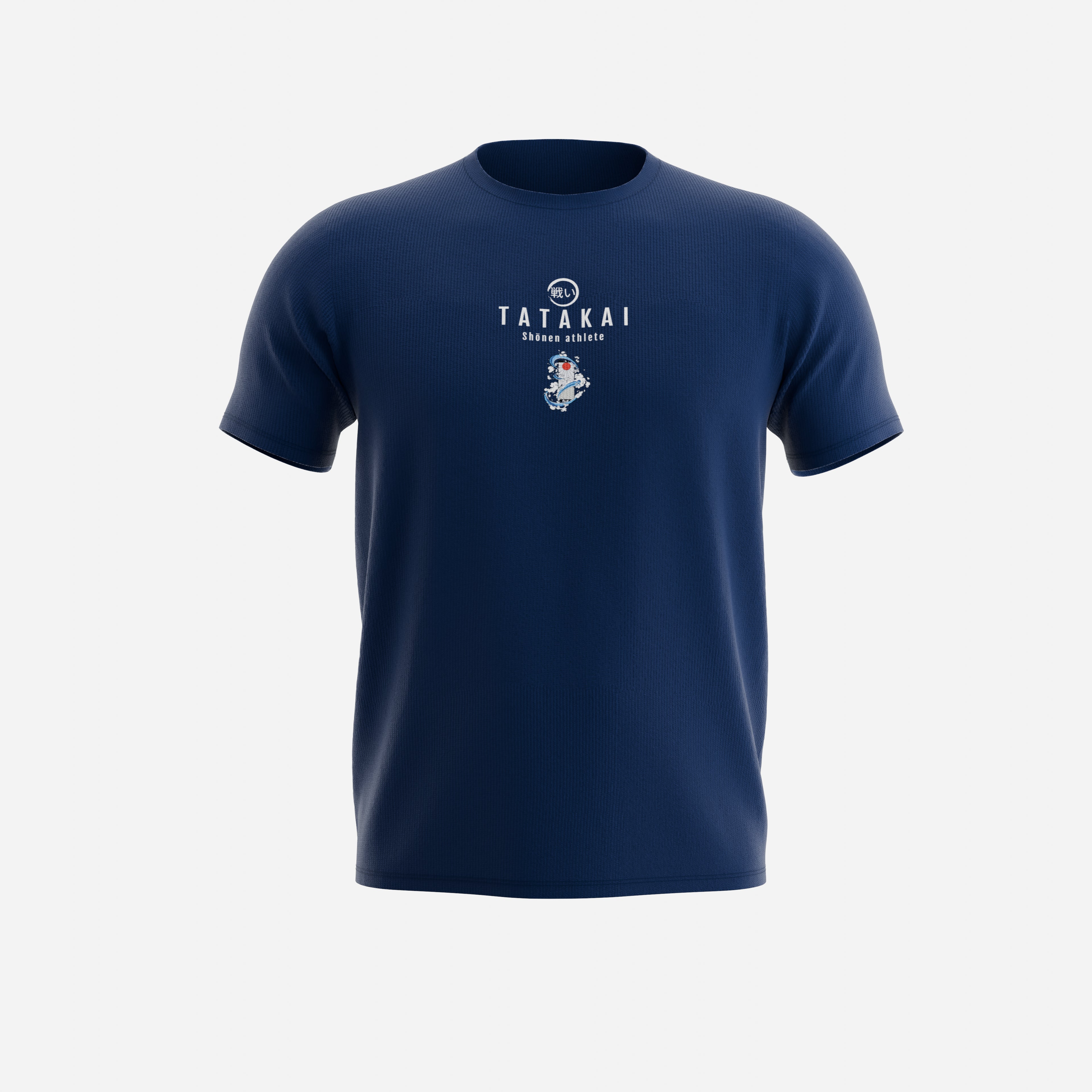 T-Shirt Shonen Athlète Blue Navy
