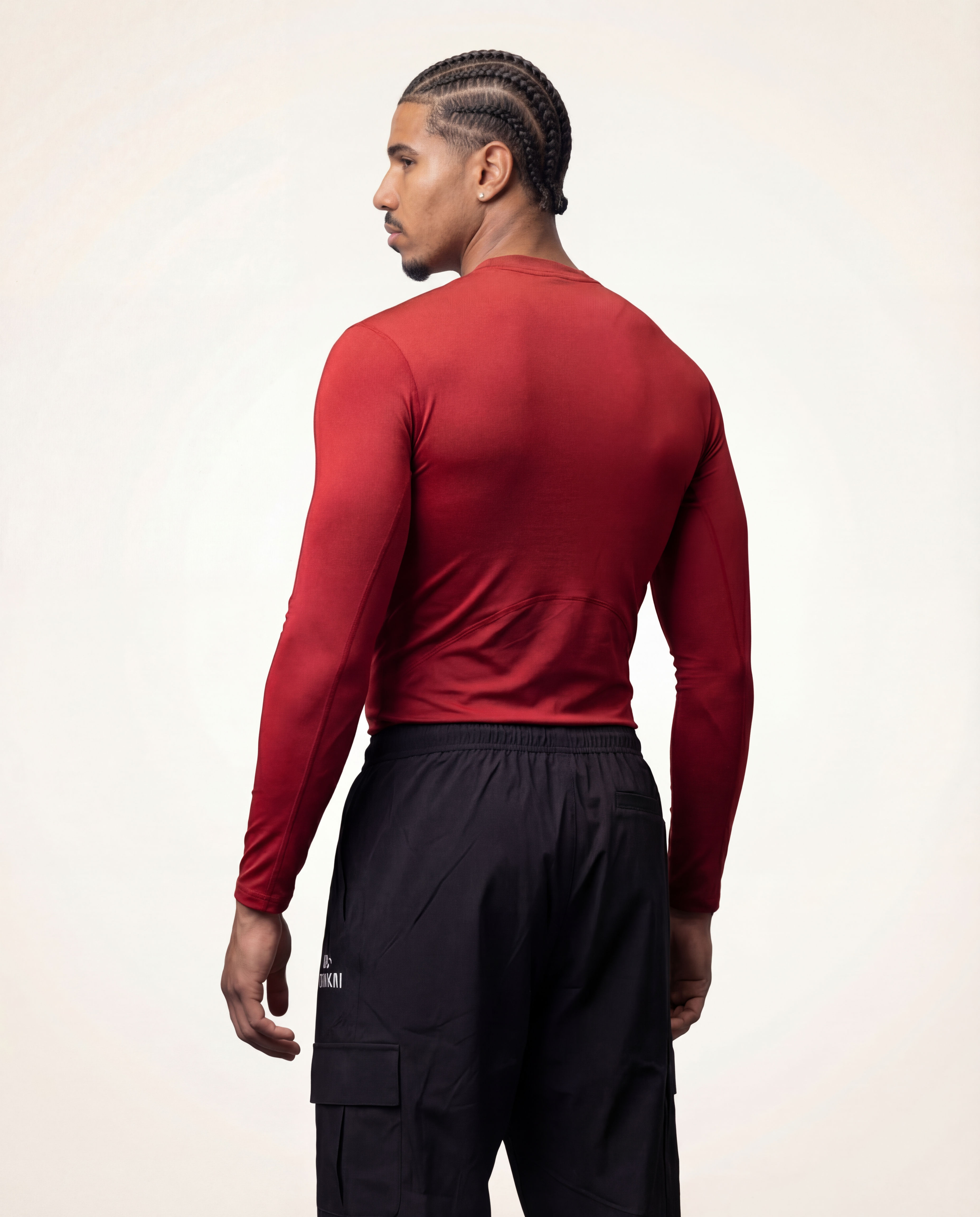 TATAKAI Dye Force Pro Long Sleeve - Dark Red