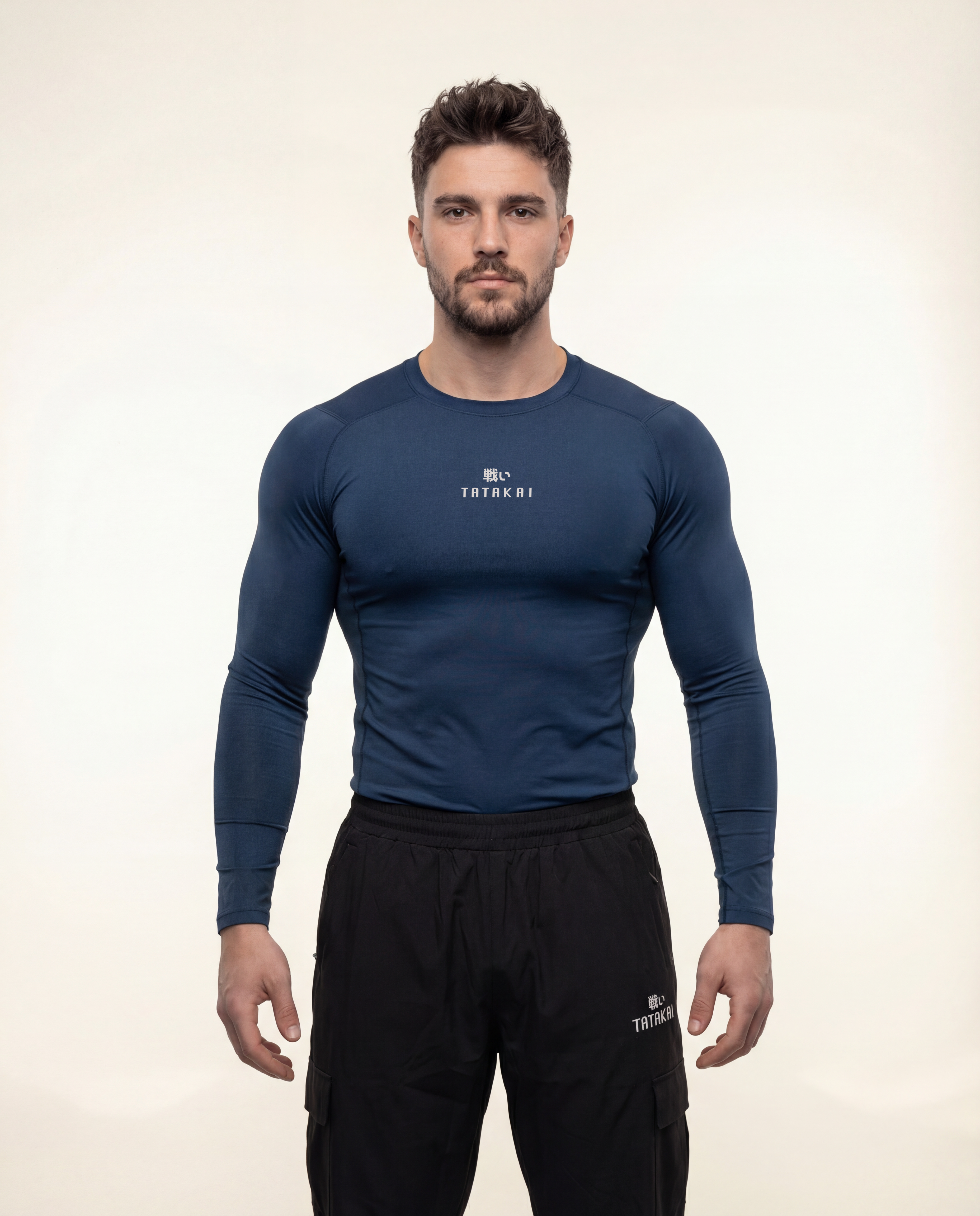 TATAKAI Dye Force Pro Long Sleeve - Dark Blue