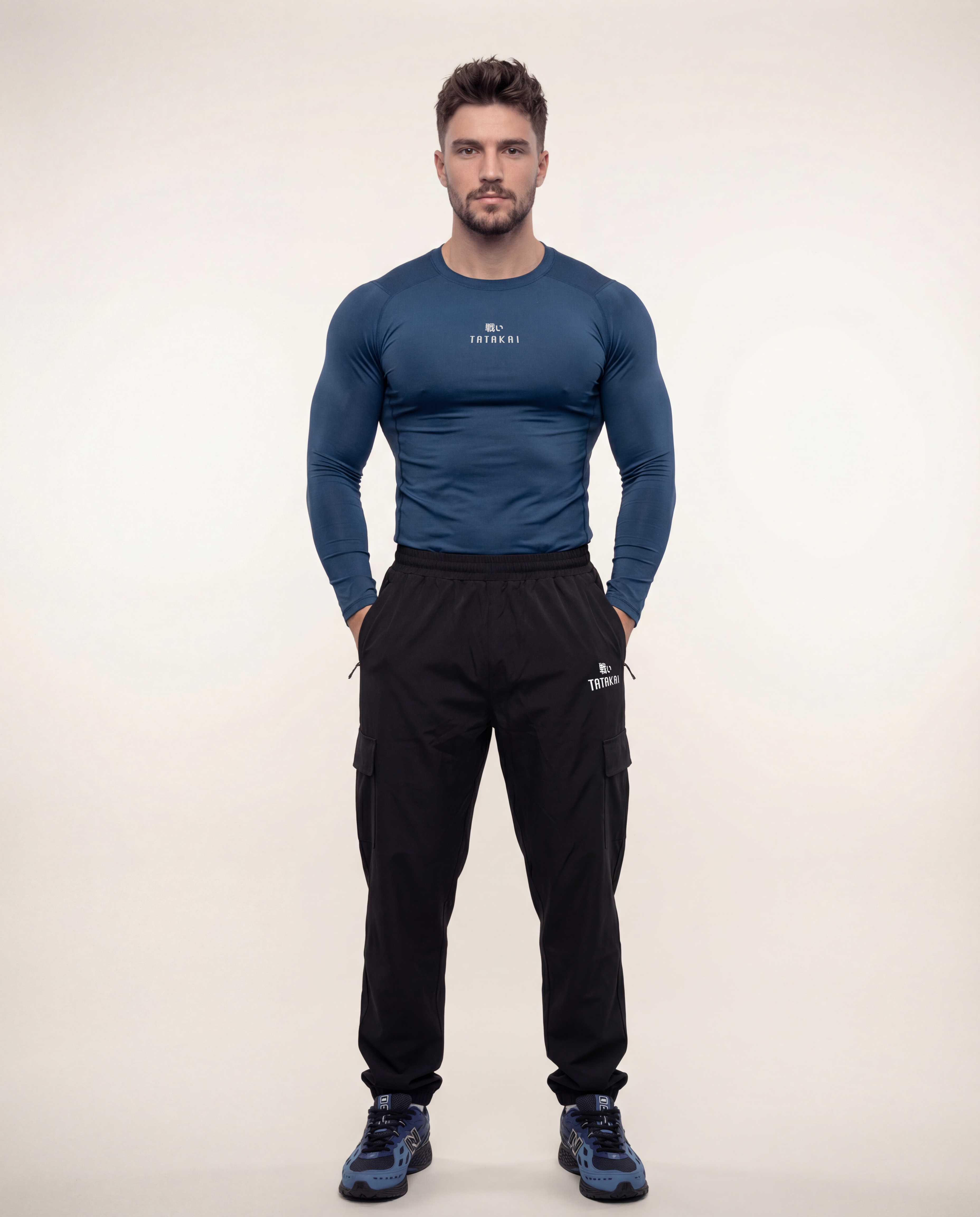 TATAKAI Dye Force Pro Long Sleeve - Dark Blue
