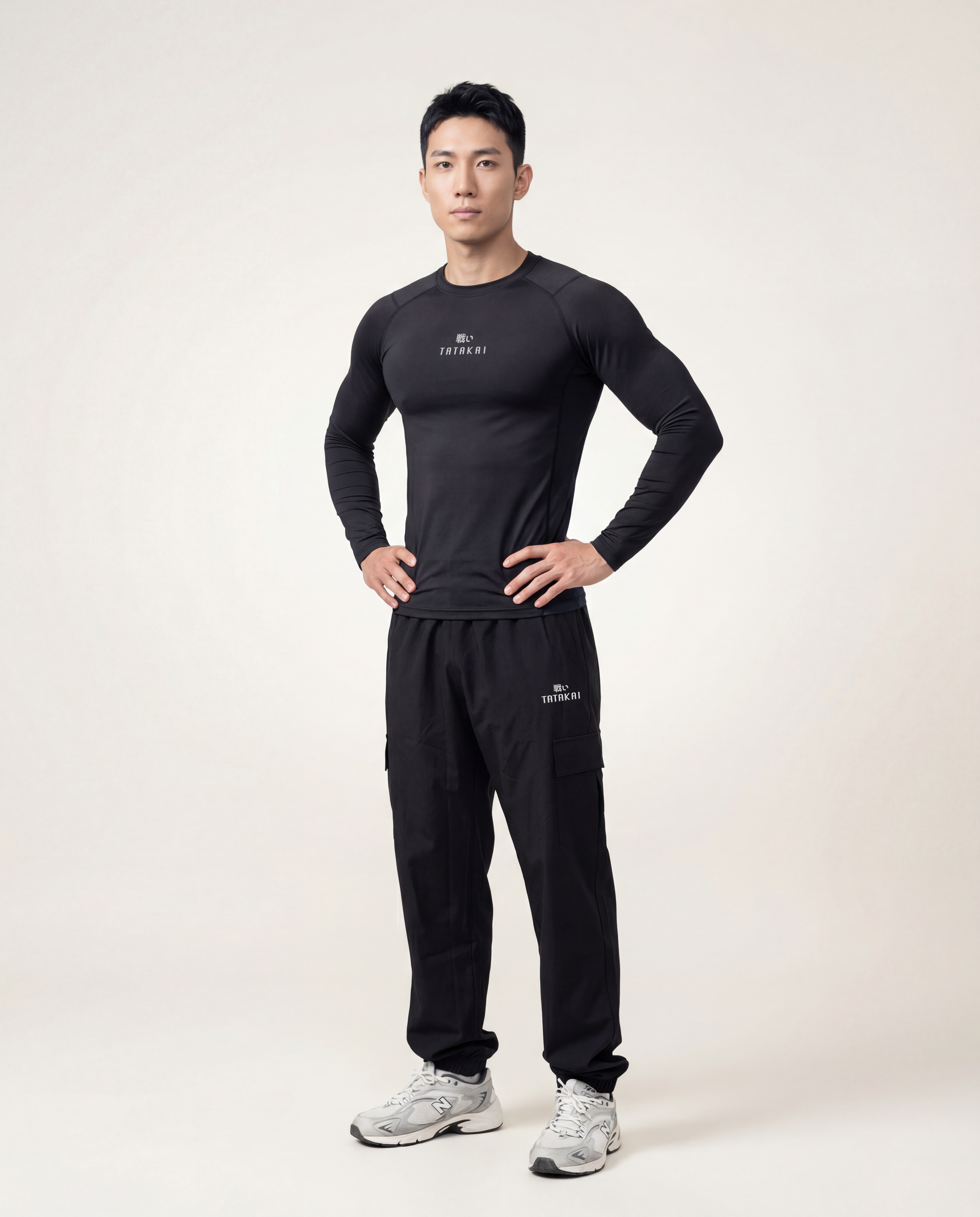 TATAKAI Dye Force Pro Long Sleeve - Black