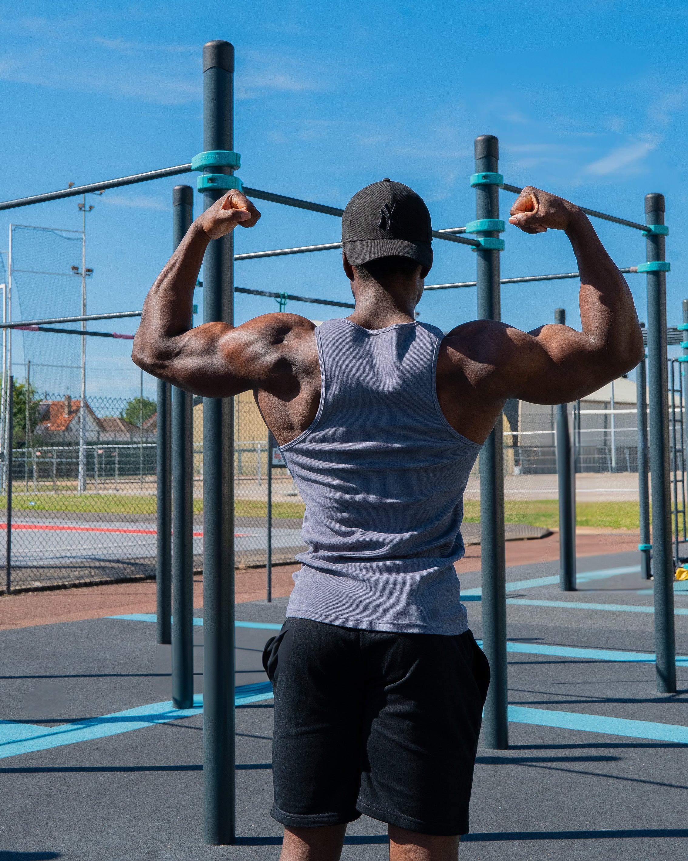 Momentum Dark Grey Tank Top