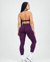 Legging scrunch Signature - Plum Purple