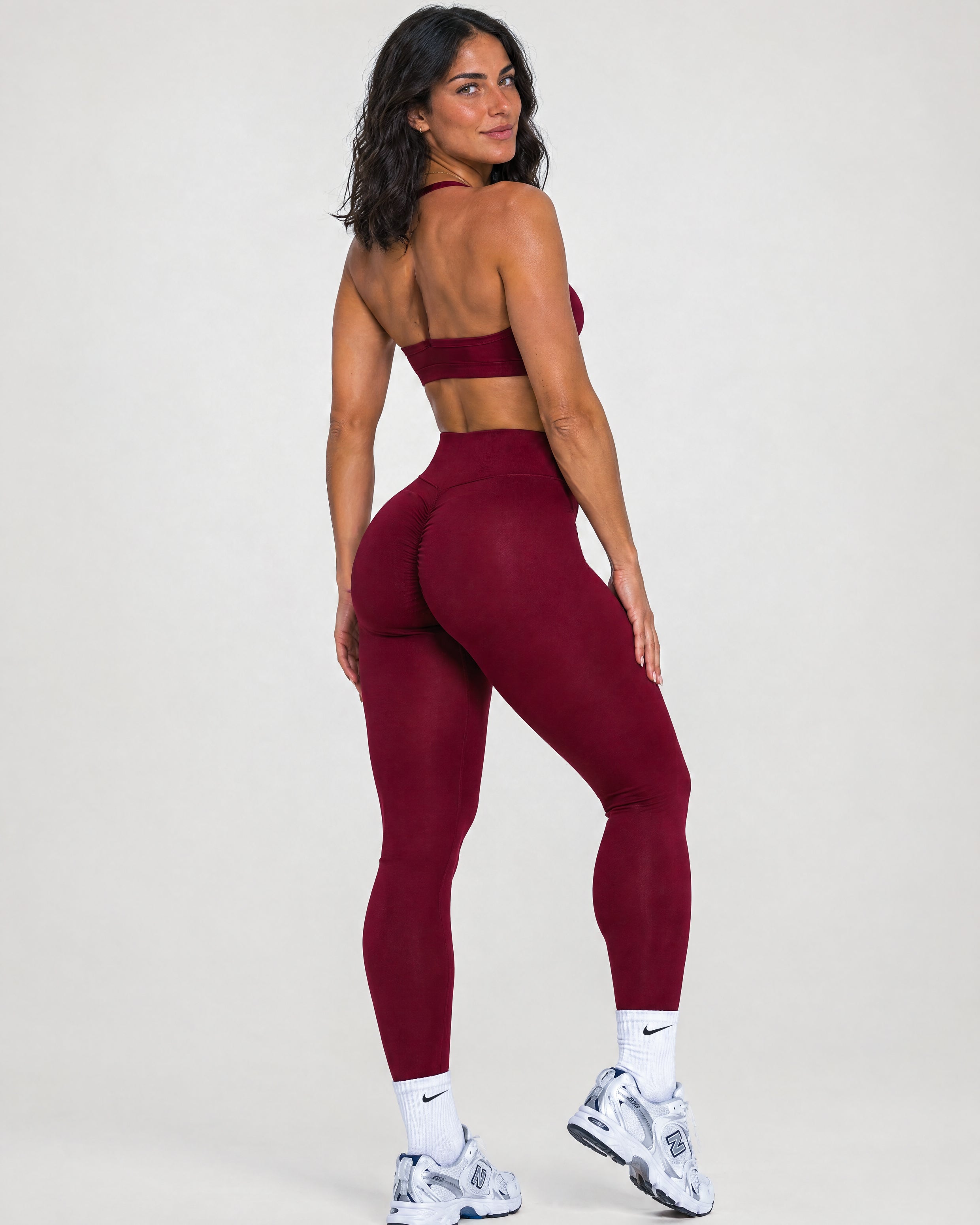 Legging scrunch Signature - Cherry Red