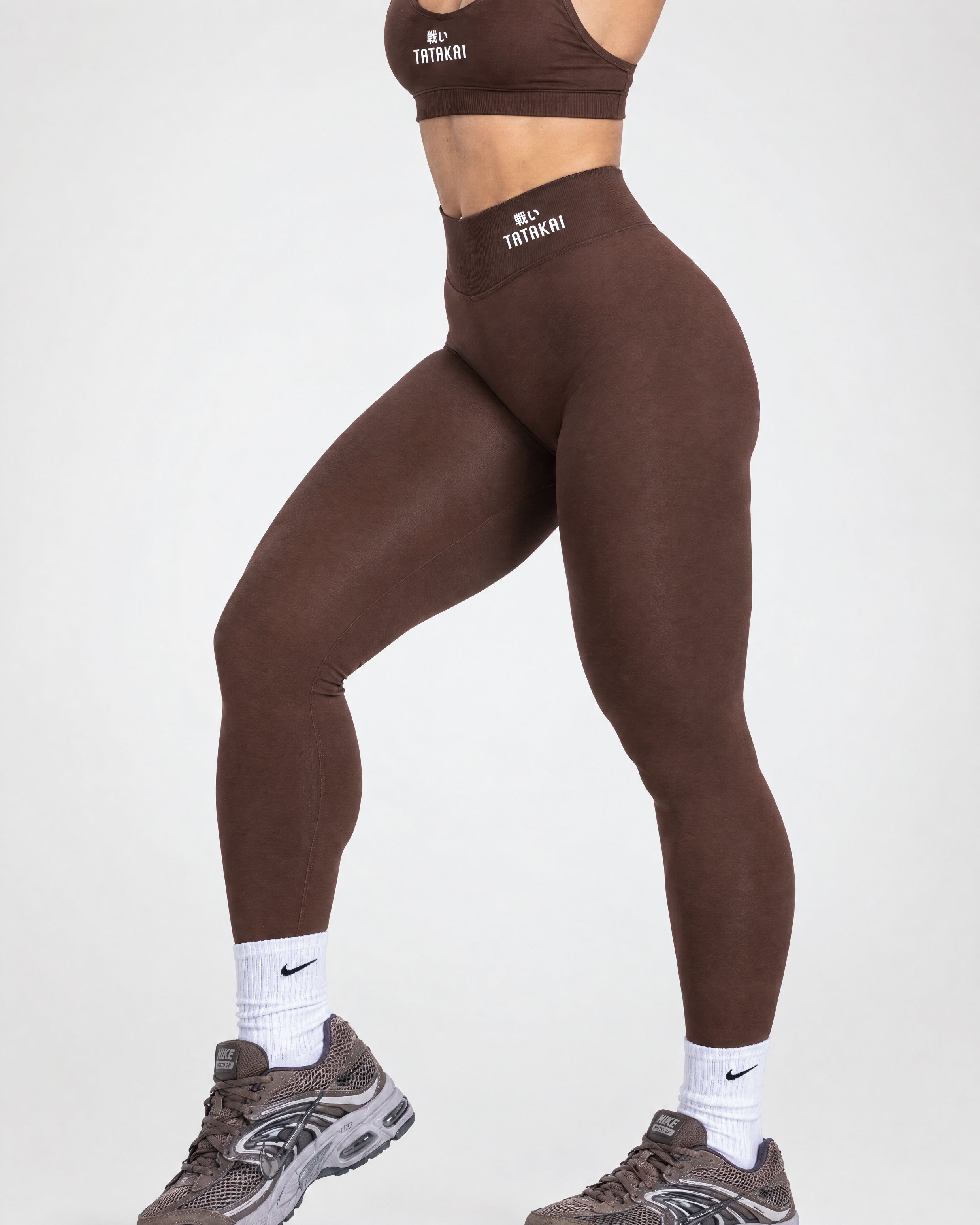 Legging scrunch Signature - Mocha