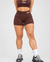 Signature scrunch shorts - Mocha