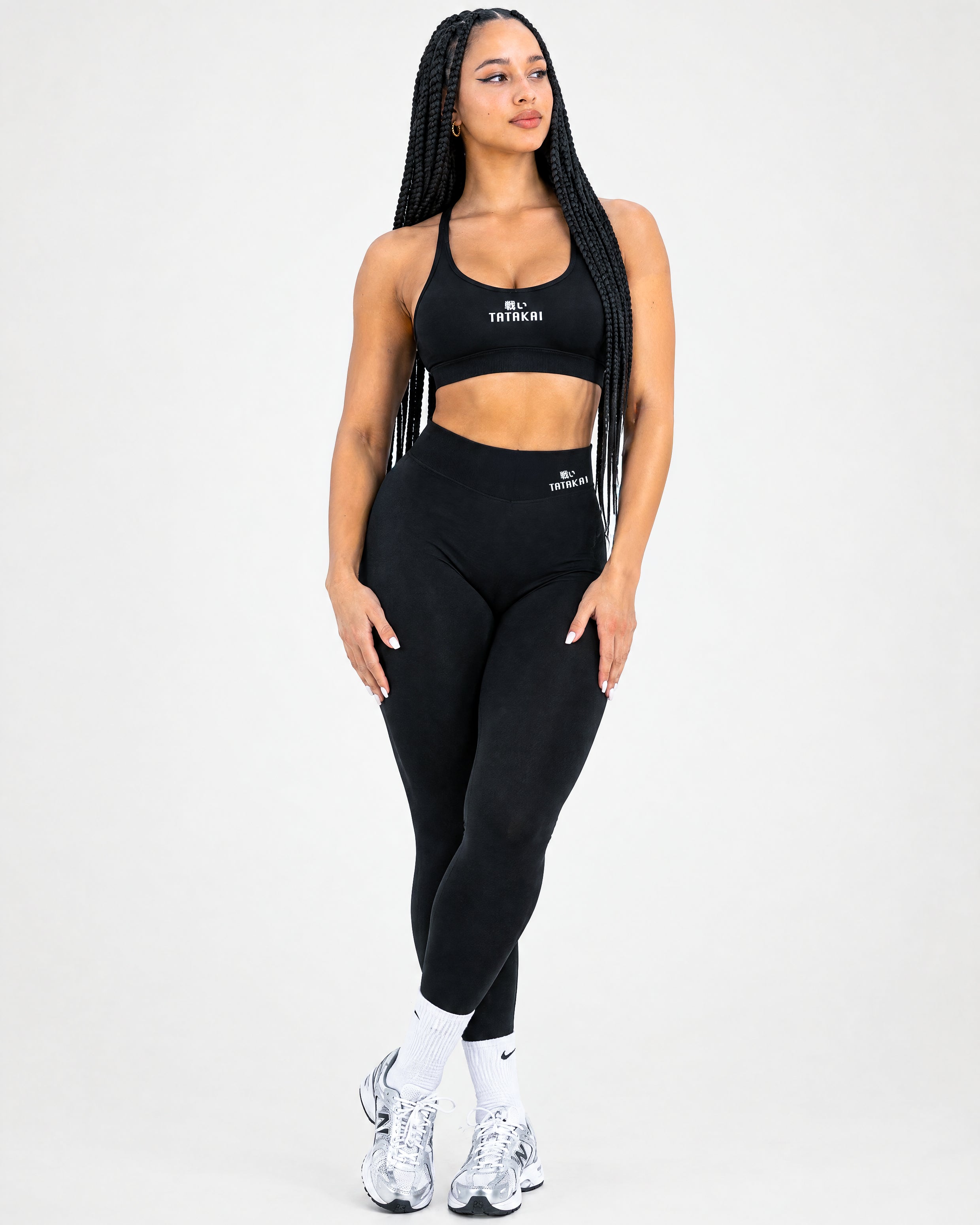 Signature scrunch leggings - Classic Black