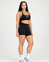 Signature scrunch shorts - Classic Black