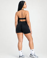Signature scrunch shorts - Classic Black